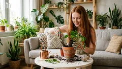 Omplantering av krukväxter: Varför jord från affären är dålig – och vad man kan göra åt det