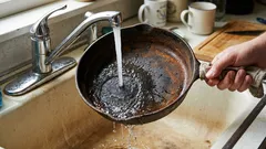 Rostiga kastruller kan rengöras med en enkel grönsak – diskningen blir enklare